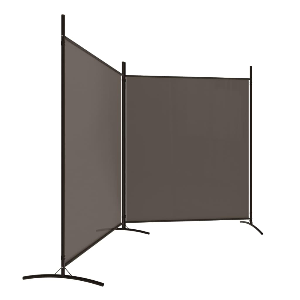 vidaXL 1-Panel Room Divider Folding Panel Screen Movable Partition Privacy Separator Wall Furniture Indoor Bedroom Office Black 175x180 cm