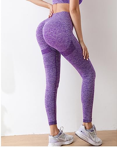 VITION High Waisted Leggings for Women Scrunch Butt Lifting TIK Tok Yoga Pants,Workout Anti Cellulite Tummy Control Tights