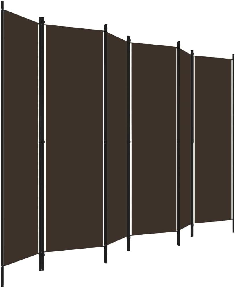 vidaXL 3-Panel Room Divider Folding Panel Screen Movable Partition Privacy Separator Wall Furniture Indoor Bedroom Office Black 150x180 cm