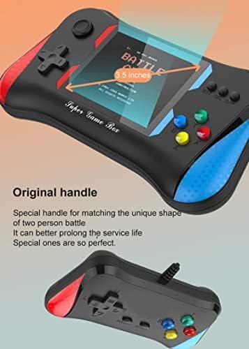 Handheld Game Console for Kids Adults, 3.5'' LCD Screen Retro Handheld Video Game Console, Preloaded 500 Classic Retro Video Games with Rechargeable Battery, Support 2 Players and TV Connection (AA)