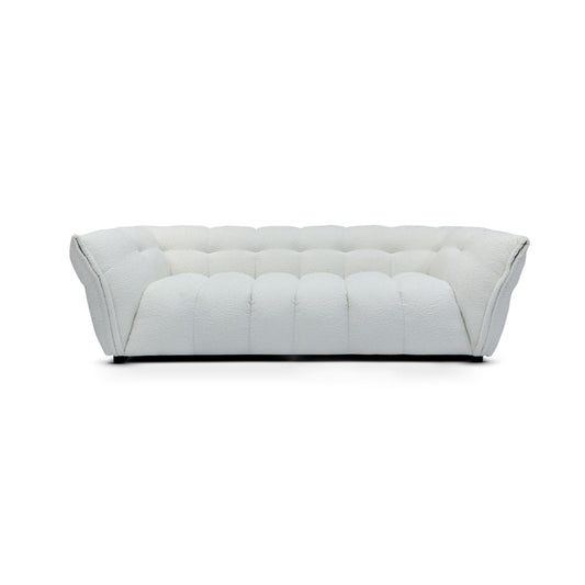 Chattels & More Bellagio 3 Seater Sofa L 240 Cm | D 107 Cm | H 70 Cm White