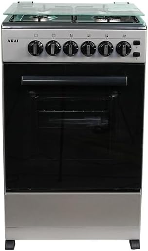 Akai Full Safety Cooking Range, Stainless Steel - Crma-505Sc, 1 Year Warranty