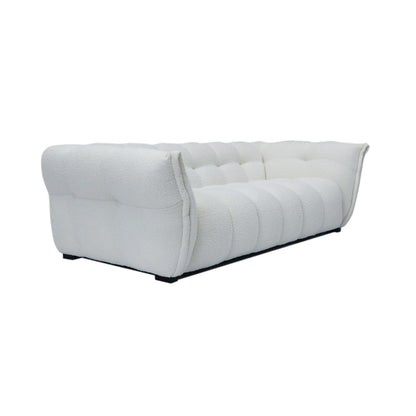 Chattels & More Bellagio 3 Seater Sofa L 240 Cm | D 107 Cm | H 70 Cm White