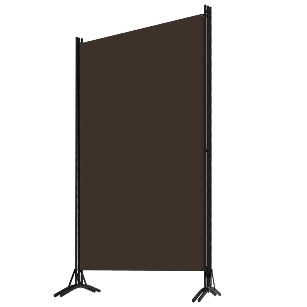 vidaXL 1-Panel Room Divider Folding Panel Screen Movable Partition Privacy Separator Wall Furniture Indoor Bedroom Office Black 175x180 cm