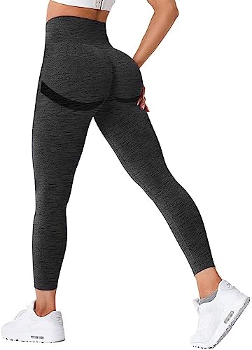 VITION High Waisted Leggings for Women Scrunch Butt Lifting TIK Tok Yoga Pants,Workout Anti Cellulite Tummy Control Tights