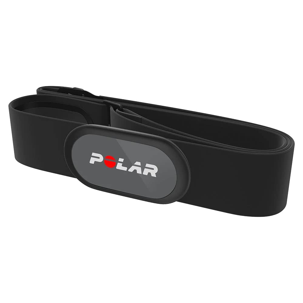 Polar H10 Heart Rate Monitor – ANT+, Bluetooth - Waterproof HR Sensor with Chest Strap - Built-in memory, Software updates - Works with Fitness apps, Cycling computers, Black, M-XXL