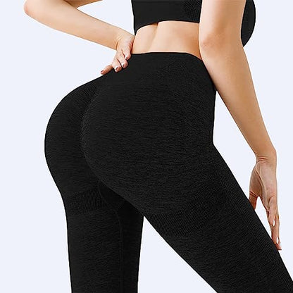 VITION High Waisted Leggings for Women Scrunch Butt Lifting TIK Tok Yoga Pants,Workout Anti Cellulite Tummy Control Tights