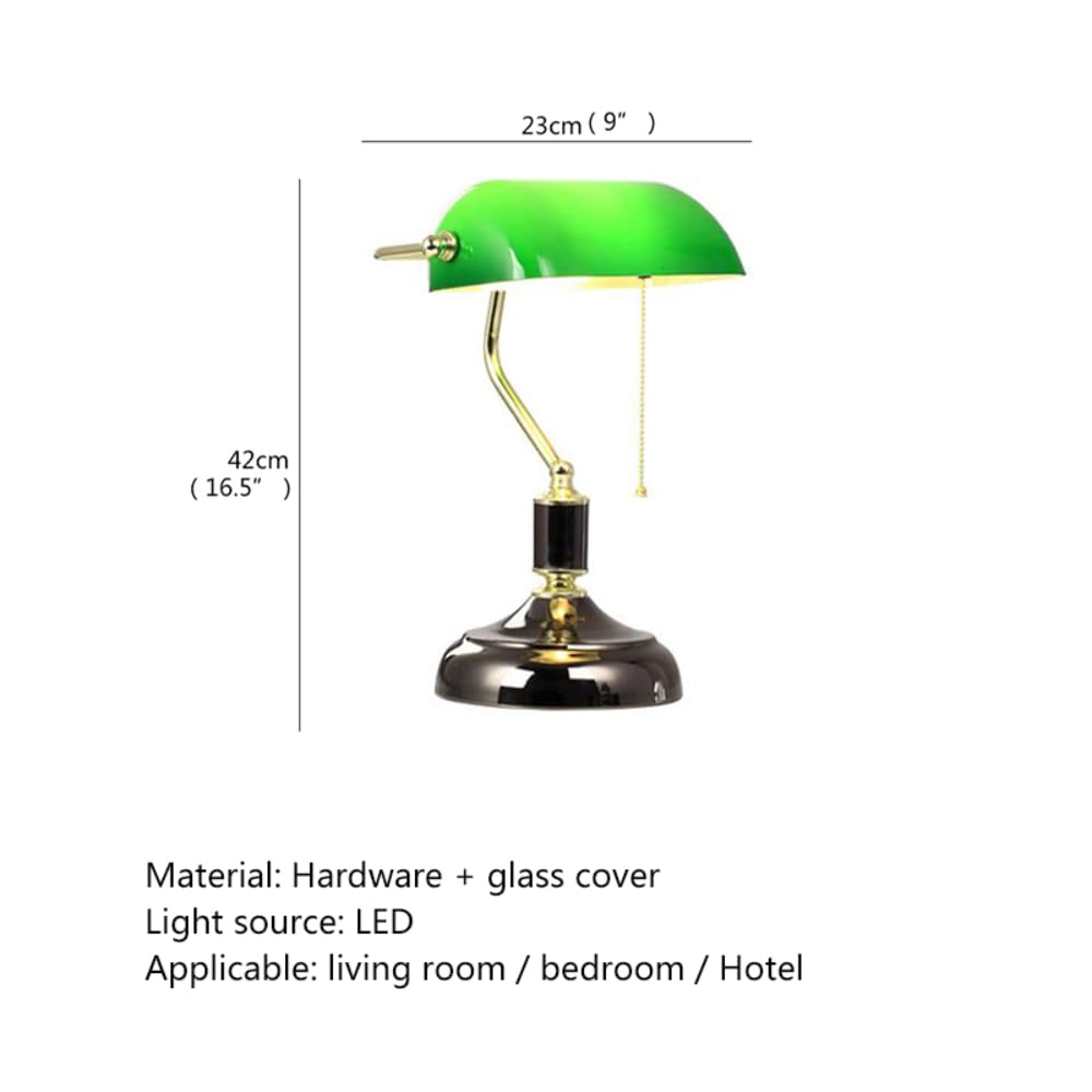 Modern Desk Table Lamp Simple Design LED Glass Pull Switch Desk Light Decor for Home Living Room Bedroom Bedside (style H 1pcs)