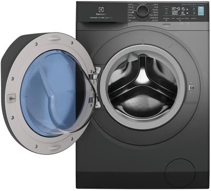 Electrolux 10KG Inverter Motor Premium Front Load Washing Machine, 1400 RPM & 5 Star Energy Saving, 15 Programs, AI-Sensor Wash, Abaya Cycle, UltraMix, Hygiene Care, Fully Automatic Washer EWF1042R7SB