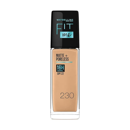 Maybelline New York Fit Me Matte+Poreless Liquid Foundation, 340 Cappuccino, 30 ml