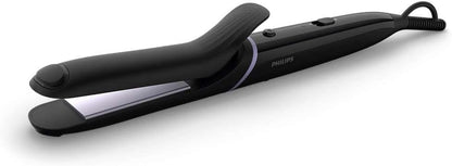 Philips StyleCare Essential | Heated Straightening Brush | Tourmaline Ceramic Coating | 2 Temperature Settings | Hair Straightener | ThermoProtect Technology | 2 Years Warranty | BHH880/03