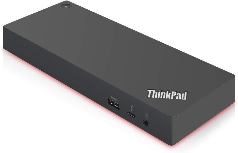 Lenovo ThinkPad Thunderbolt 3 Dock Gen 2 135W (40AN0135) Dual UHD 4K Display Capability, 2 HDMI, 2 DP, USB-C, USB 3.1 with 3 Years Warranty Card