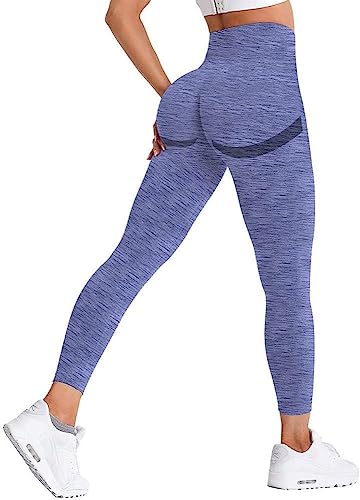 VITION High Waisted Leggings for Women Scrunch Butt Lifting TIK Tok Yoga Pants,Workout Anti Cellulite Tummy Control Tights