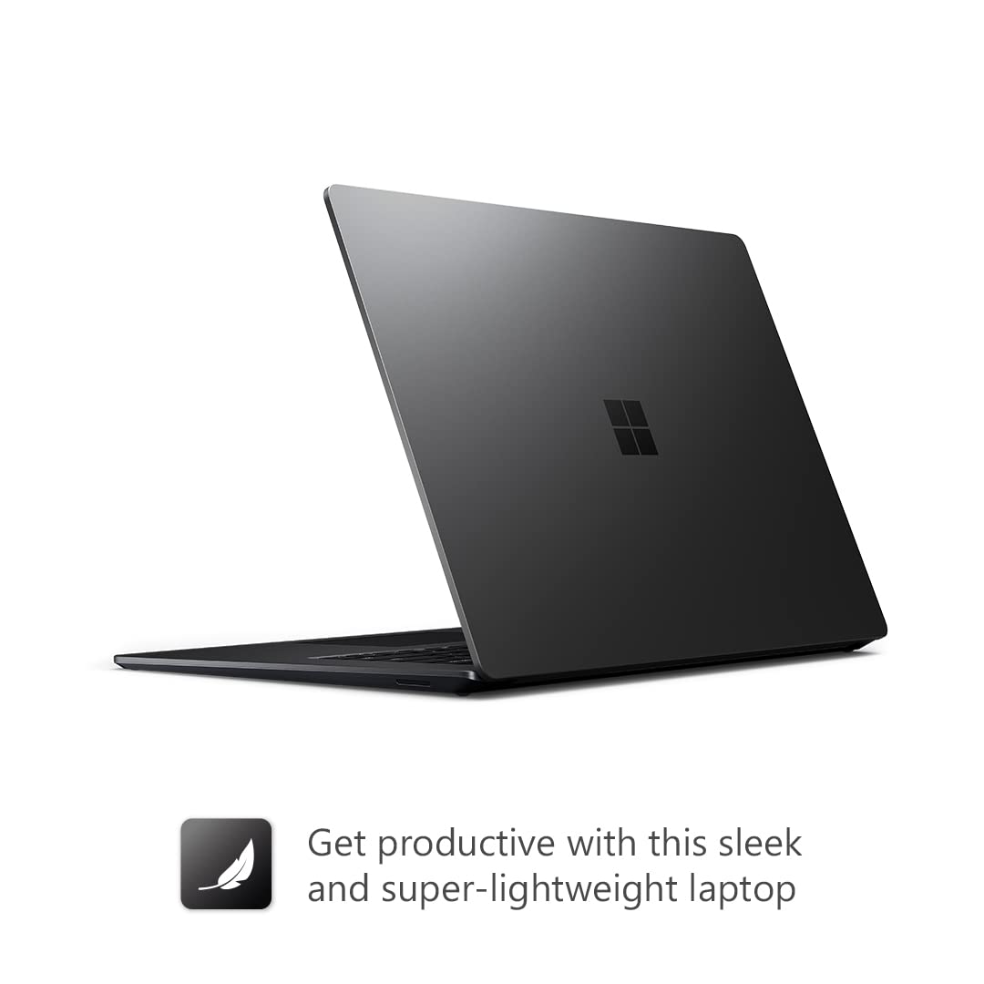 Microsoft Surface Laptop 5 with 15" 2256 x 1504 display, Intel i5-1235U, Integrated Iris Graphics, 8GB RAM, 256GB SSD, Windows 11, Black - [RIP-00039]