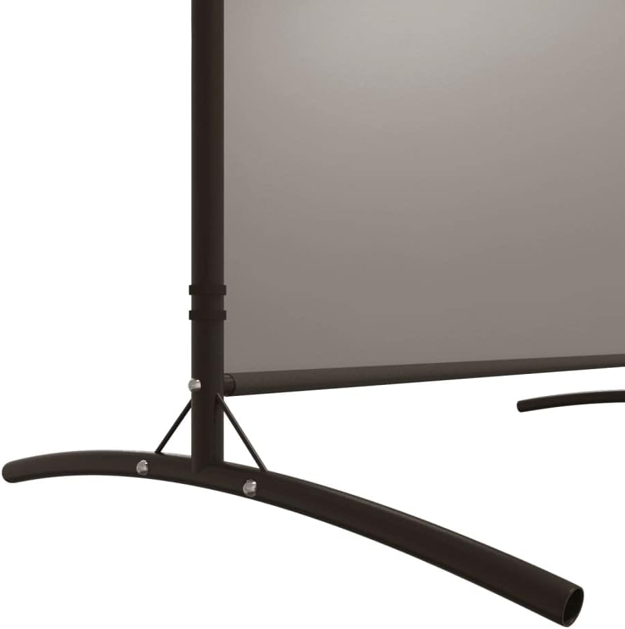 vidaXL 1-Panel Room Divider Folding Panel Screen Movable Partition Privacy Separator Wall Furniture Indoor Bedroom Office Black 175x180 cm