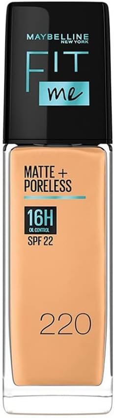 Maybelline New York Fit Me Matte+Poreless Liquid Foundation, 340 Cappuccino, 30 ml