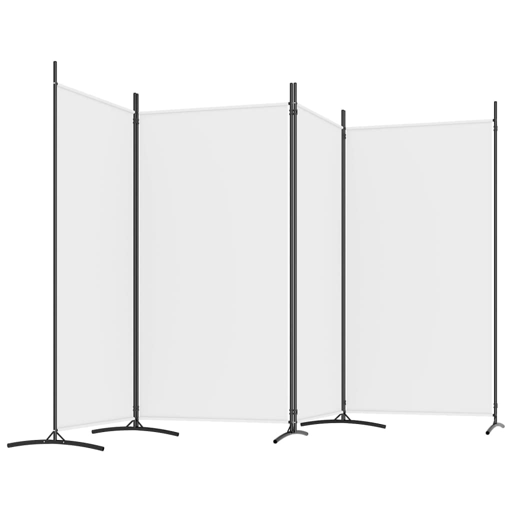 vidaXL 1-Panel Room Divider Folding Panel Screen Movable Partition Privacy Separator Wall Furniture Indoor Bedroom Office Black 175x180 cm