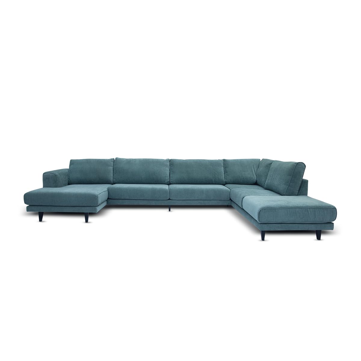 Chattels & More Salvado Left Corner Sofa L 386 Cm | D 90 Cm | H 87 Cm Green