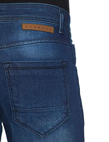 DIVERSE Men's Slim Fit Jeans