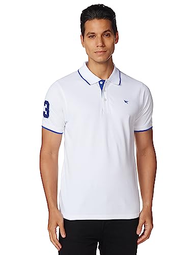 Deniklo Men's Solid Regular fit Polo Shirt