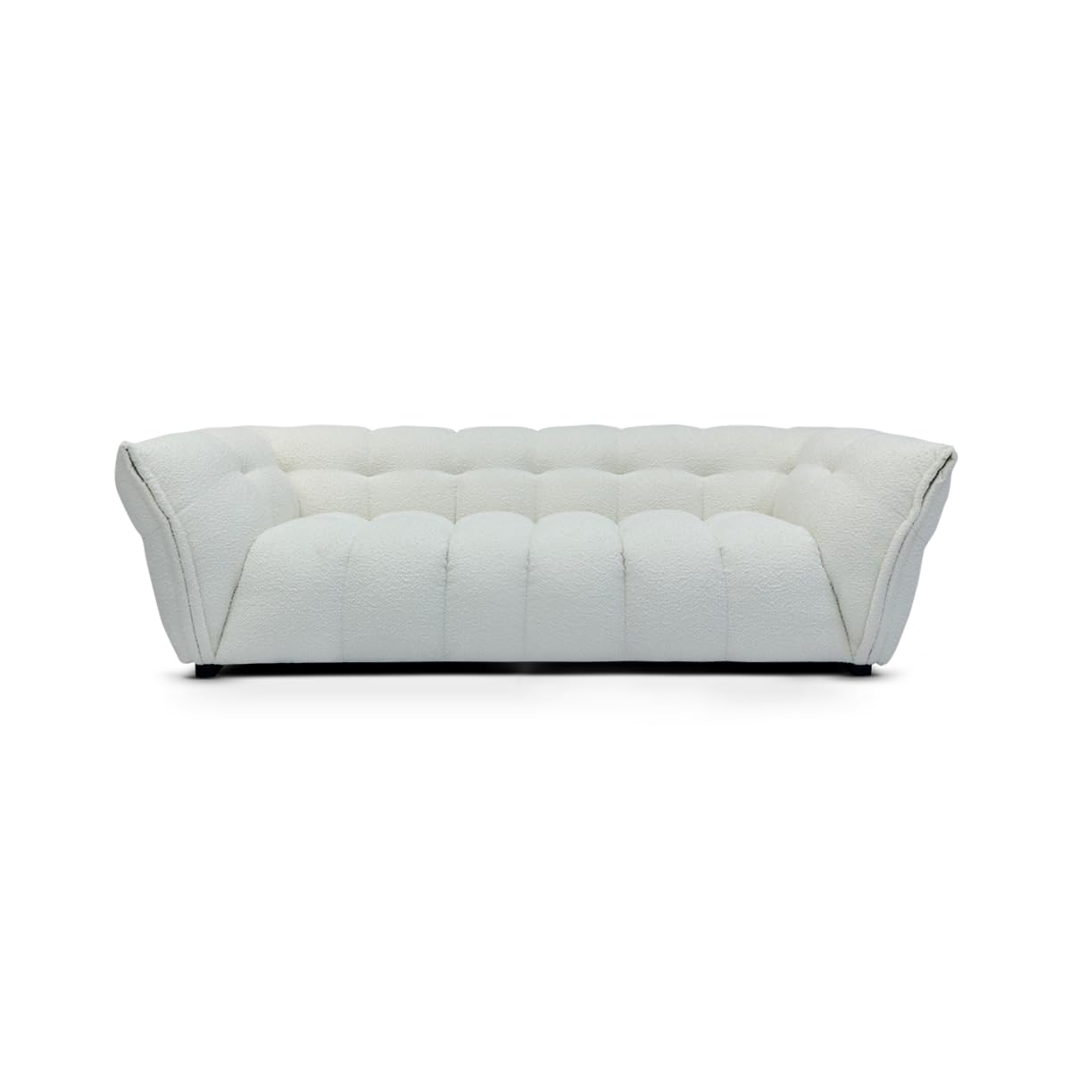 Chattels & More Bellagio 3 Seater Sofa L 240 Cm | D 107 Cm | H 70 Cm White