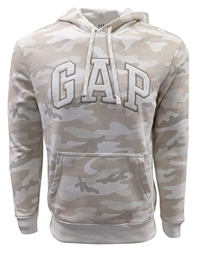 Gap Factory Men's Fleece Arch Logo Pullover Hoodie