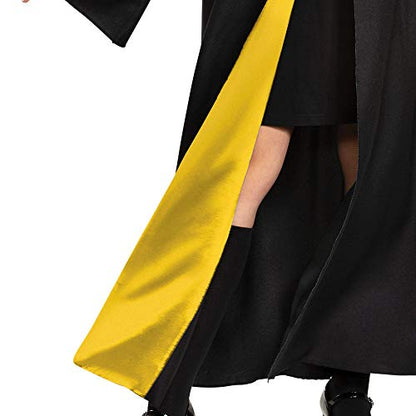 DISGUISE Harry Potter Robe, Deluxe Wizarding World Hogwarts House Themed Robes for Adults, Movie Quality Dress Up Costume Accessory, Black