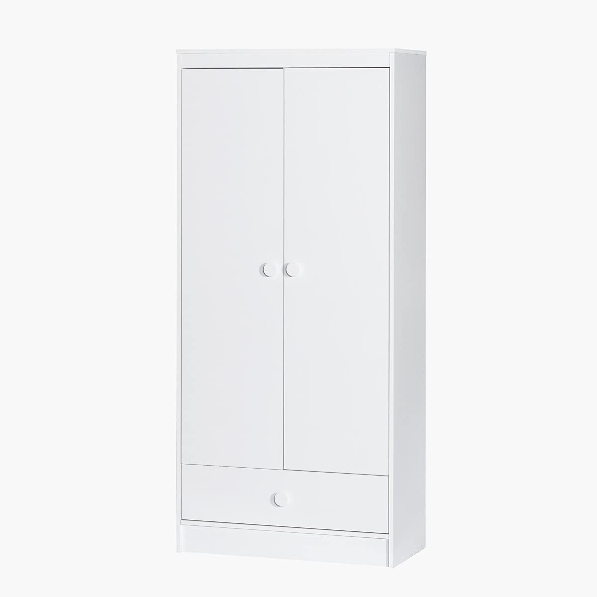 Home Box Vanilla 1-Drawer Wardrobe with 2 Doors - red