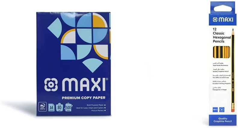 MAXI PHOTO COPY PAPER A4 80GSM 500 SHEET, A4 PAPER, 80GA4