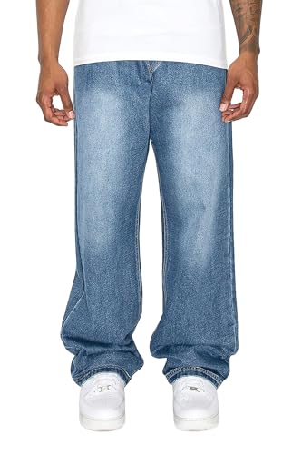 Victorious Men's Essential Baggy Wide Denim Jeans