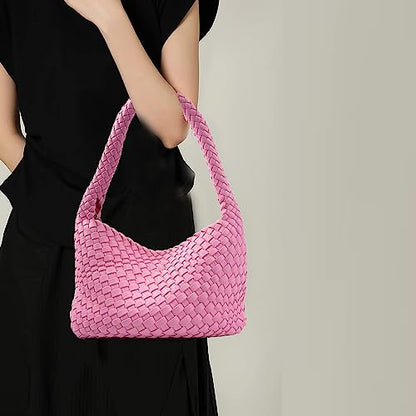 Fashion Designer Handbags and Purses Women Shoulder Bag Casual Versatile Hand Woven Shopping Totes Ladies Underarm Bags