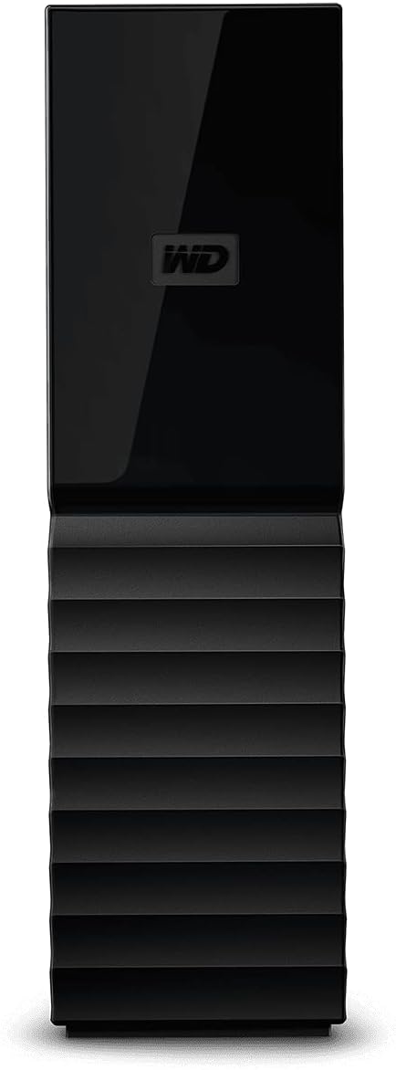 Western Digital WD 18 TB My Book USB 3.0 Desktop Hard Drive with Password Protection and Auto Backup Software, Black WDBBGB0180HBK EESN