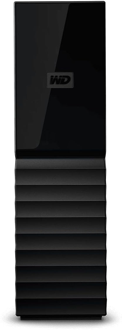 Western Digital WD 18 TB My Book USB 3.0 Desktop Hard Drive with Password Protection and Auto Backup Software, Black WDBBGB0180HBK EESN