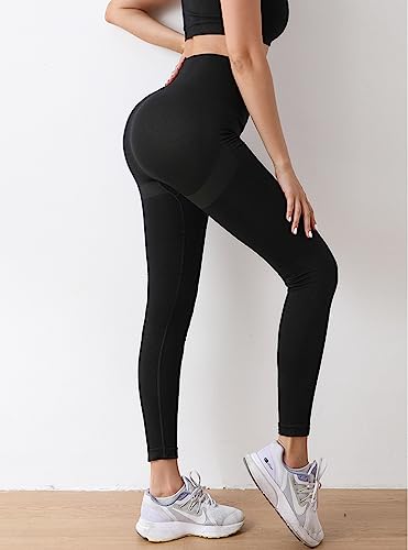 VITION High Waisted Leggings for Women Scrunch Butt Lifting TIK Tok Yoga Pants,Workout Anti Cellulite Tummy Control Tights