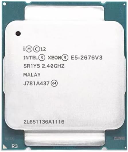 Intel Xeon E5-2676V3 E5 2676v3 E5 2676 V3 2.4 GHz Twelve-Core Twenty-four-Thread CPU Processor 30M 120W LGA 2011-3