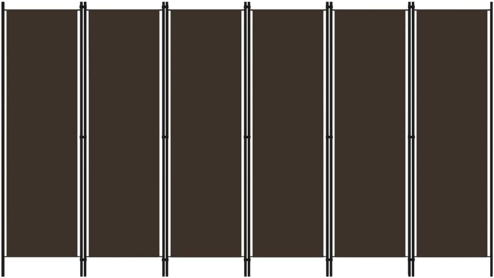 vidaXL 3-Panel Room Divider Folding Panel Screen Movable Partition Privacy Separator Wall Furniture Indoor Bedroom Office Black 150x180 cm