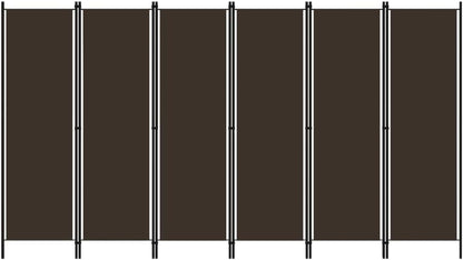 vidaXL 3-Panel Room Divider Folding Panel Screen Movable Partition Privacy Separator Wall Furniture Indoor Bedroom Office Black 150x180 cm