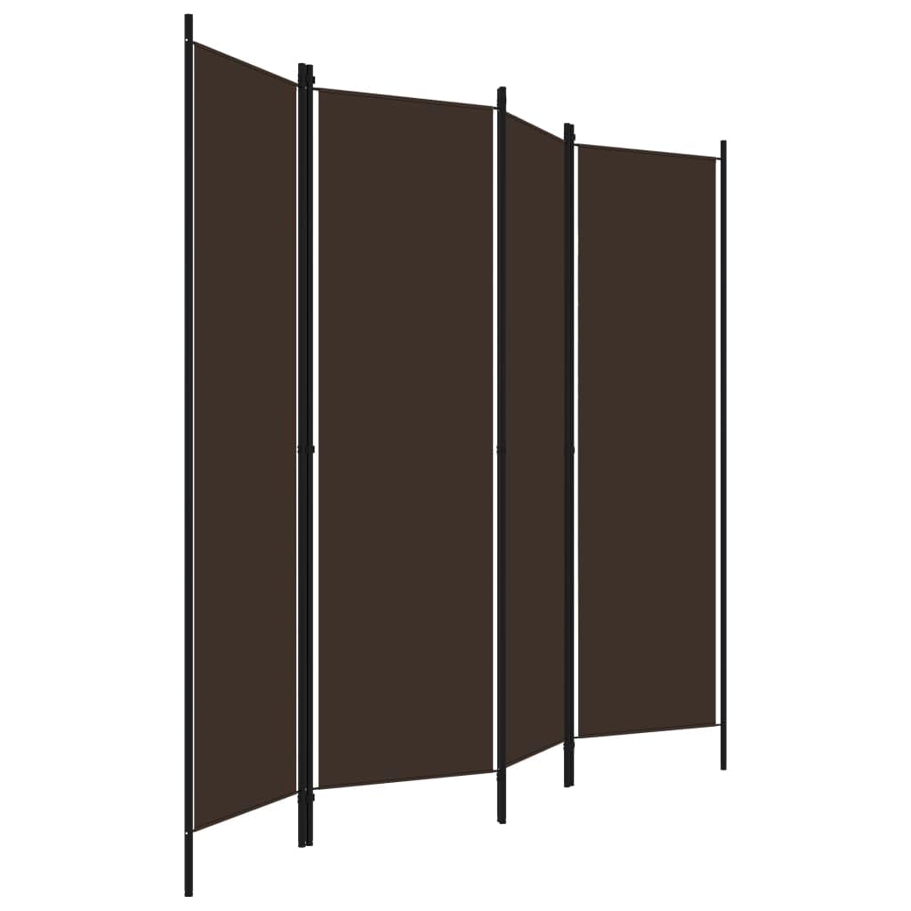 vidaXL 3-Panel Room Divider Folding Panel Screen Movable Partition Privacy Separator Wall Furniture Indoor Bedroom Office Black 150x180 cm