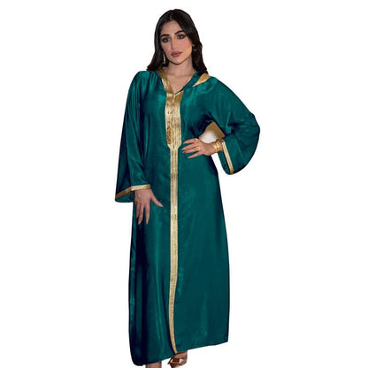 Dubai Arabic Muslim Abaya Dress for Women Moroccan Kaftan Hooded Robe Turkish Islamic Jalabiya