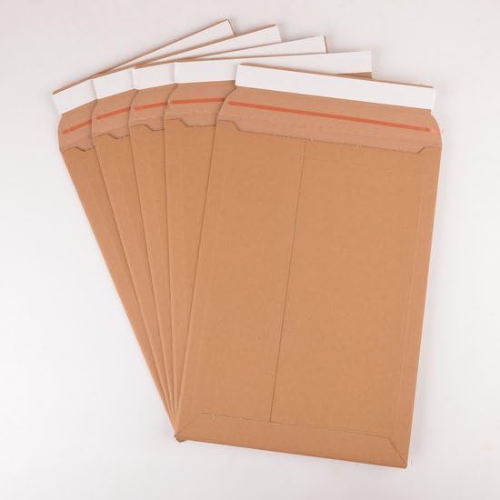 [10 pack] Cardboard Kraft Shipping Boxes, Mailer Box (18x26x5 cm)