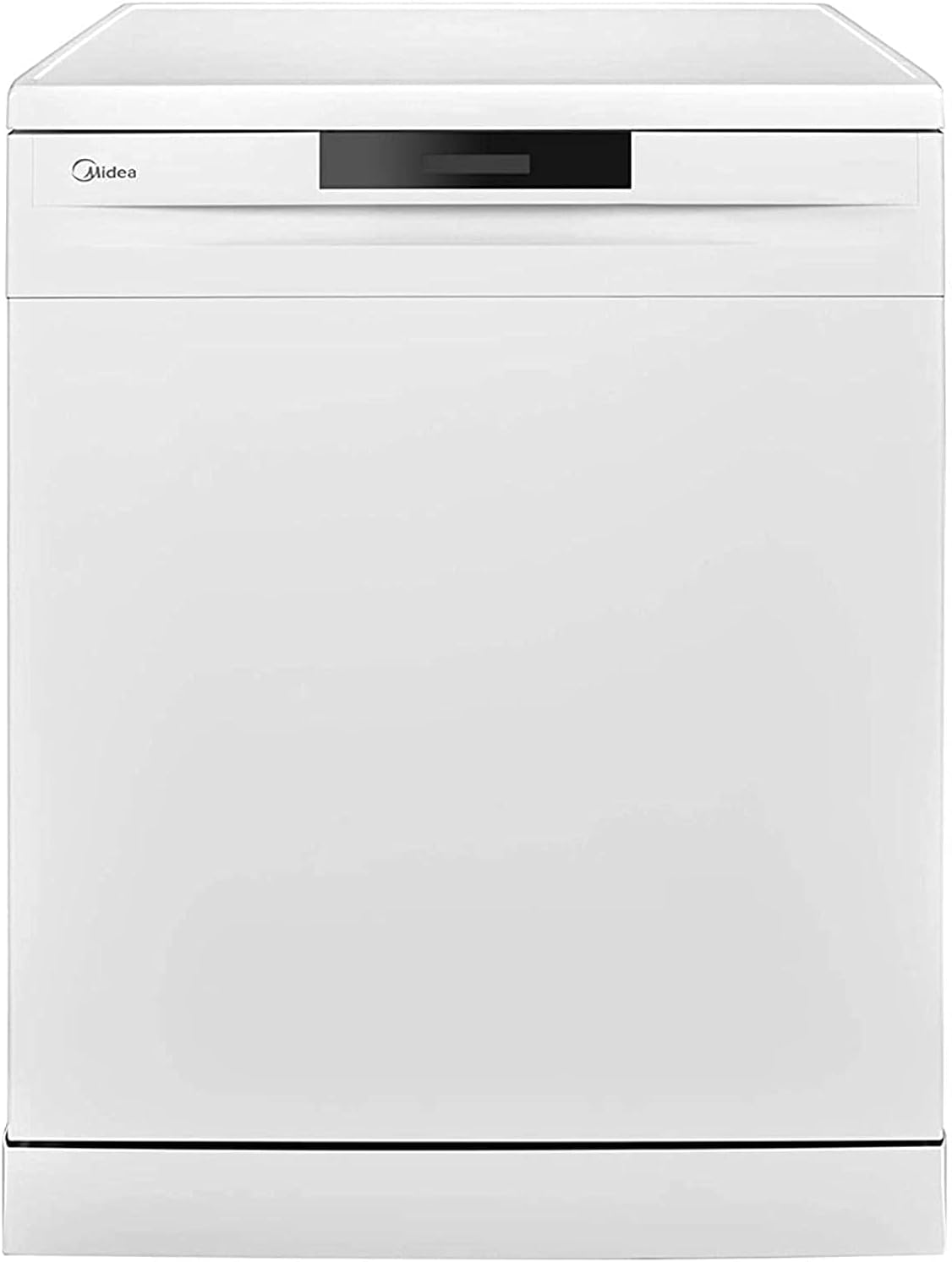 Midea Freestanding Dishwasher, 14 Place Settings, 6 Auto Programs, Silent & High Energy Efficient, Half Load Function, Rapid Wash, Child Lock, Off-Peak 70° Intensive Silver, WQP147605V-S