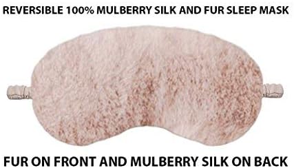 FOM (Friends of Meditation) 100% Mulberry Silk Eye Mask, Super Smooth Sleep Mask And Blind Fold (Black)