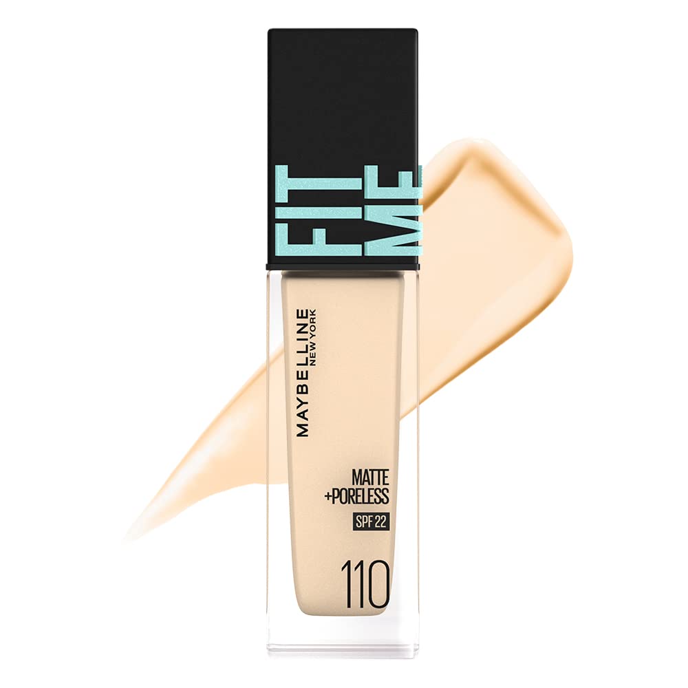 Maybelline New York Fit Me Matte+Poreless Liquid Foundation, 340 Cappuccino, 30 ml