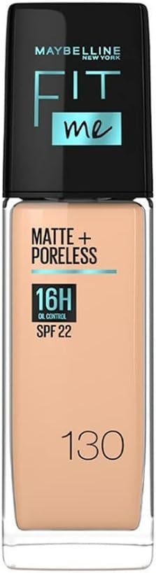 Maybelline New York Fit Me Matte+Poreless Liquid Foundation, 340 Cappuccino, 30 ml