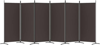 vidaXL 1-Panel Room Divider Folding Panel Screen Movable Partition Privacy Separator Wall Furniture Indoor Bedroom Office Black 175x180 cm