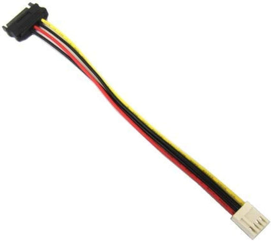 4-Pin Floppy Drive to 15 Pin SATA Male Power Cable