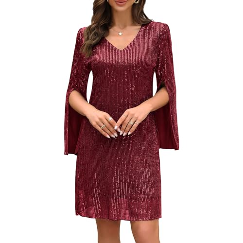 Wedding Guest Dresses for Women,Cocktail Dress,Dresses for Weddings as a Guest, Lace Chiffon Evening Dress