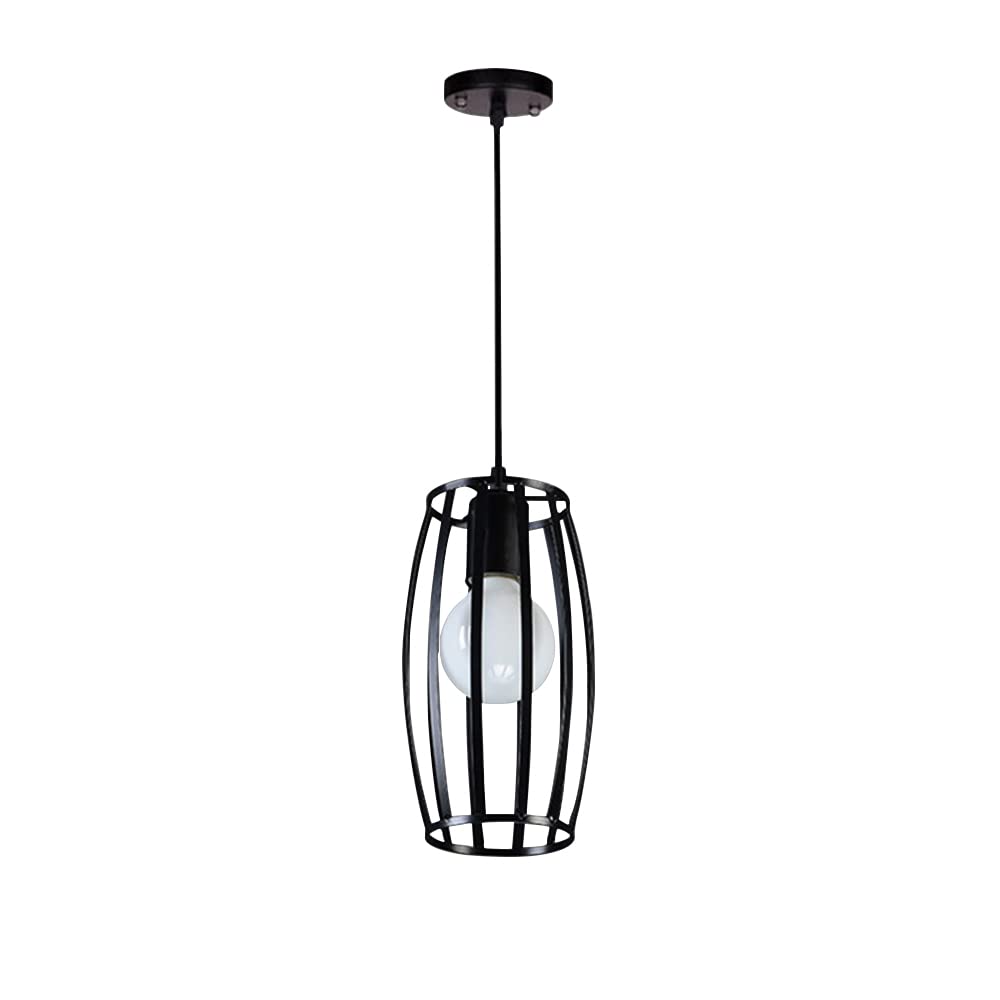 HUA QIANG WANG Industrial Pendant Light Fixture, 3-Light Vintage Black Ceiling Lamp, Adjustable Height Hanging Chandelier Lighting for Kitchen Island Living Room Dining Room Bedroom