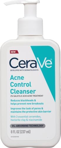 CeraVe Skin Care Set for Acne Treatment with Face Wash with Benzoyl Peroxide, Retinol Serum, AM Face Moisturizer with SPF & PM Face Moisturizer,5oz Cleanser + 1oz Serum + 2oz AM Lotion + 2oz PM Lotion