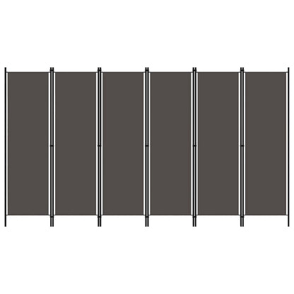 vidaXL 3-Panel Room Divider Folding Panel Screen Movable Partition Privacy Separator Wall Furniture Indoor Bedroom Office Black 150x180 cm